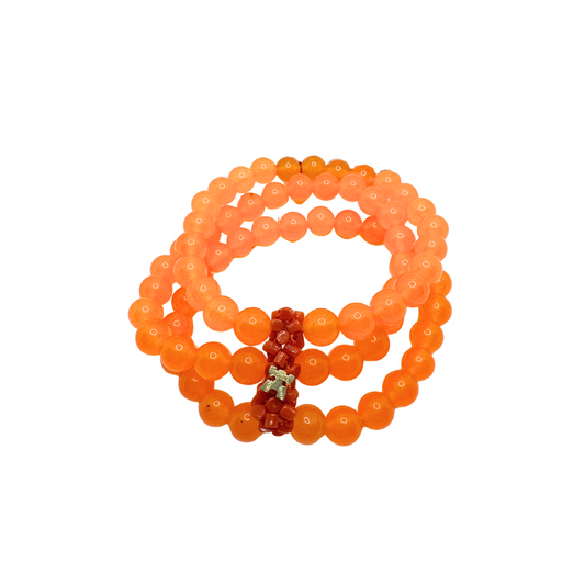 Bracciale Rajola Charlotte con Giada e Corallo