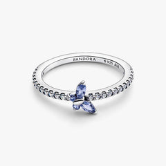 Pandora Blue Sparkling Butterfly Ring