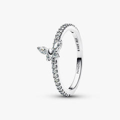Anello Pandora Farfalla Luminosa Bianca 194269C03