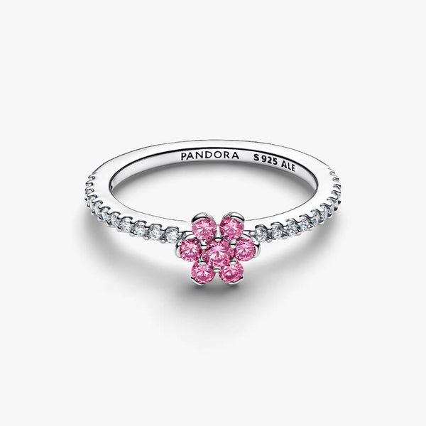 Anello Pandora Fiore Luminoso Rosa 194499C02