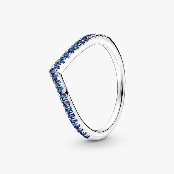 Anello Pandora Desiderio Scintillante Blu 196316C02
