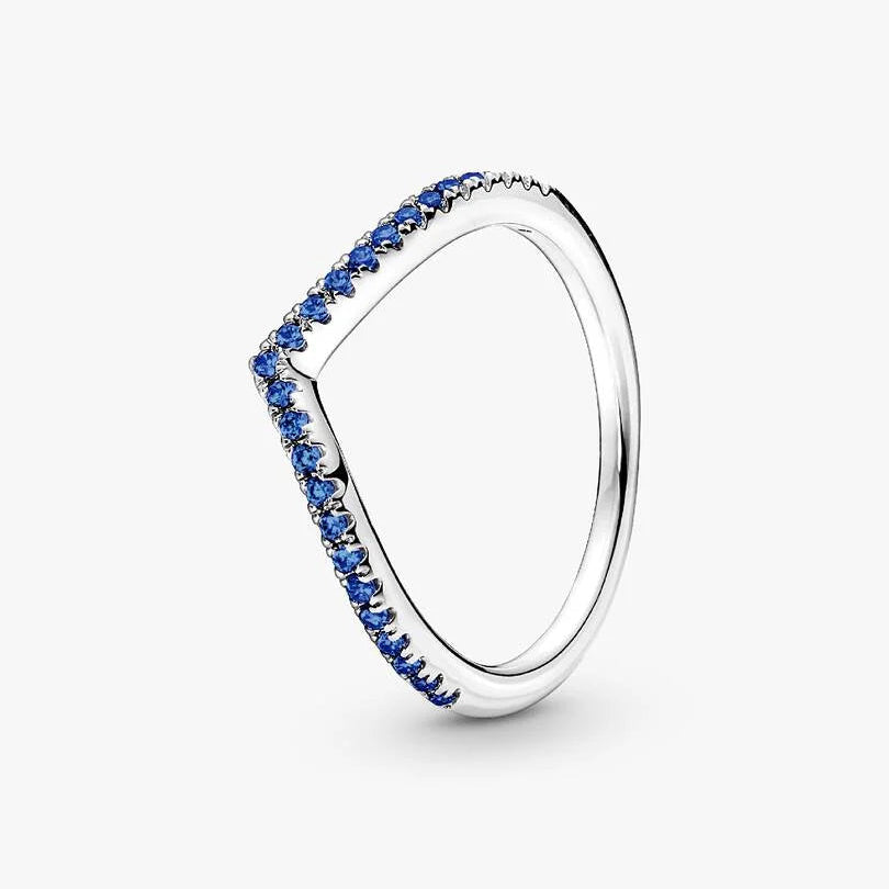 Pandora Sparkling Blue Wish Ring