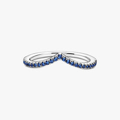 Pandora Sparkling Blue Wish Ring