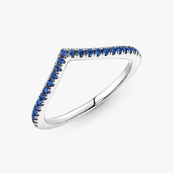 Anello Pandora Desiderio Scintillante Blu 196316C02