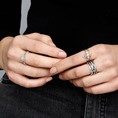 Pandora Sparkling White Wish Ring