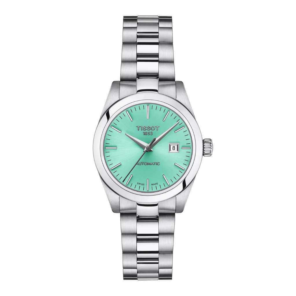 Reloj automático Tissot T-my Lady para mujer, color verde menta