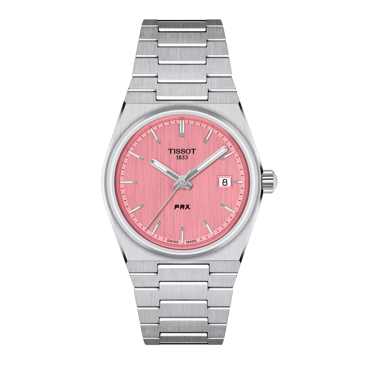 Orologio Tissot PRX da donna 35 mm con Quadrante Rosa T1372101133100