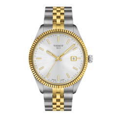 Orologio Tissot Ballade da Uomo Bicolore con Quadrante Bianco T1564102203100