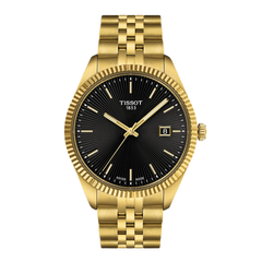 Orologio Tissot Ballade da Uomo Placcato Oro Giallo con Quadrante Nero T1564103305100