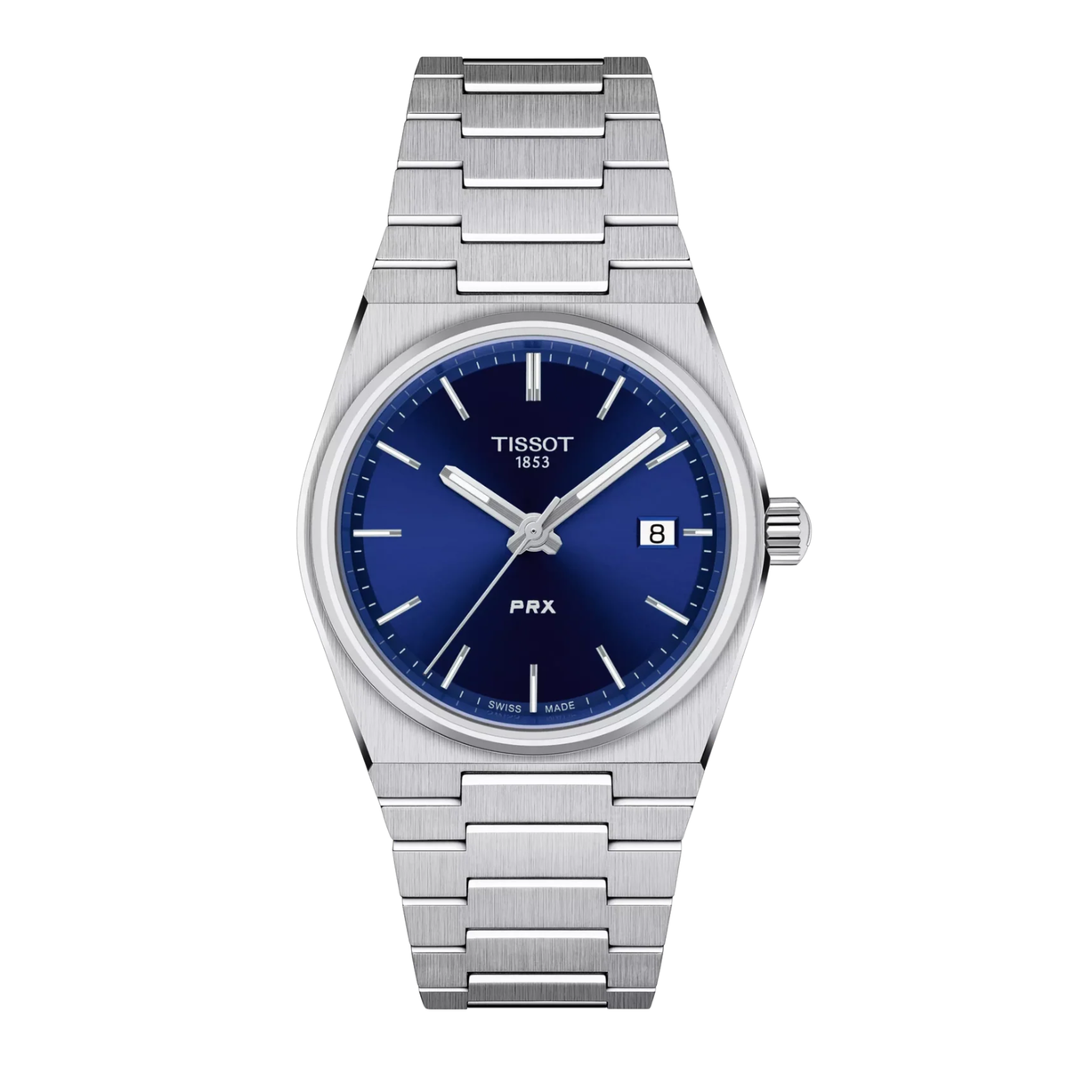 Orologio Tissot PRX 35 mm con Quadrante Blu T1372101104100