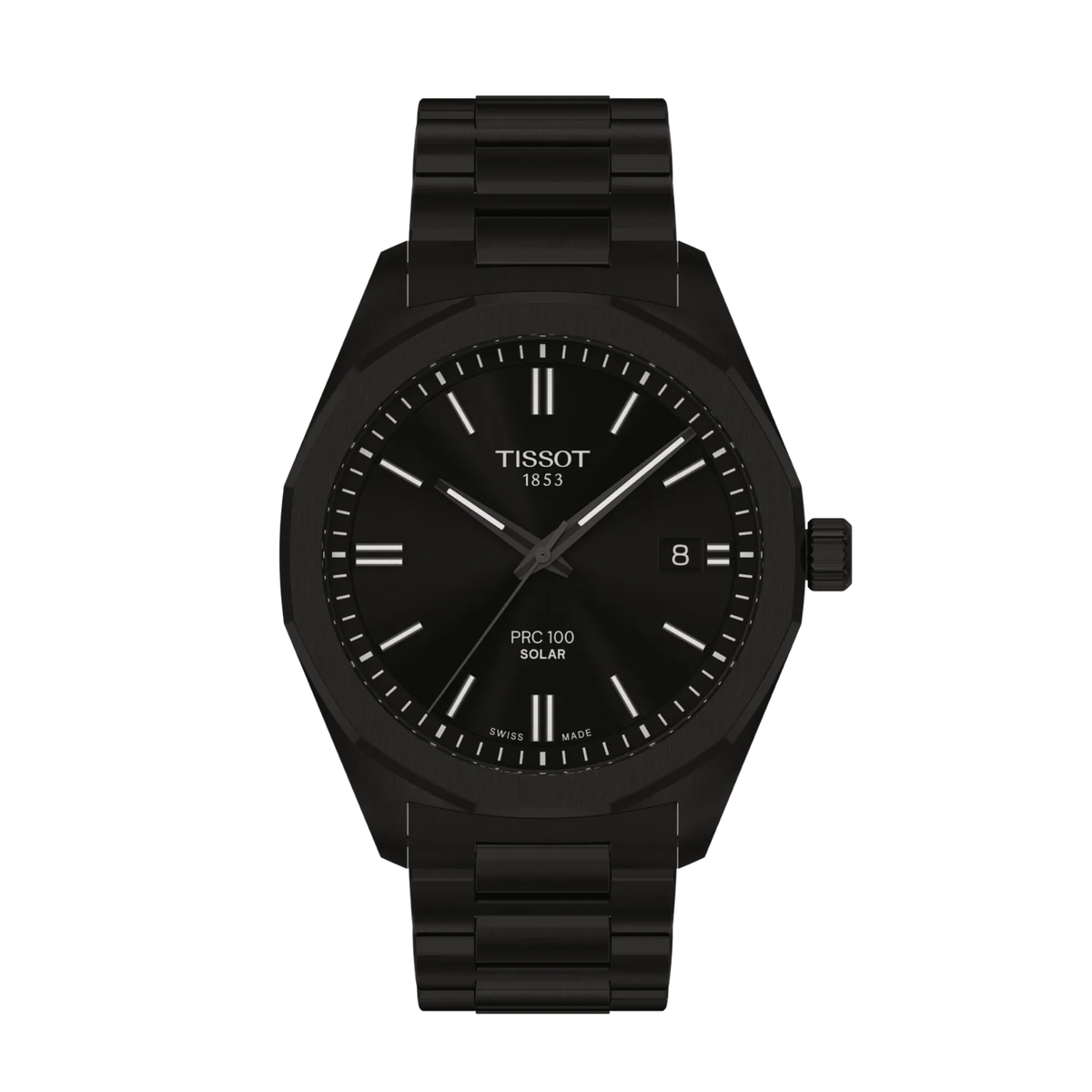 Reloj Tissot PRC 100 Solar 39 mm Total Black