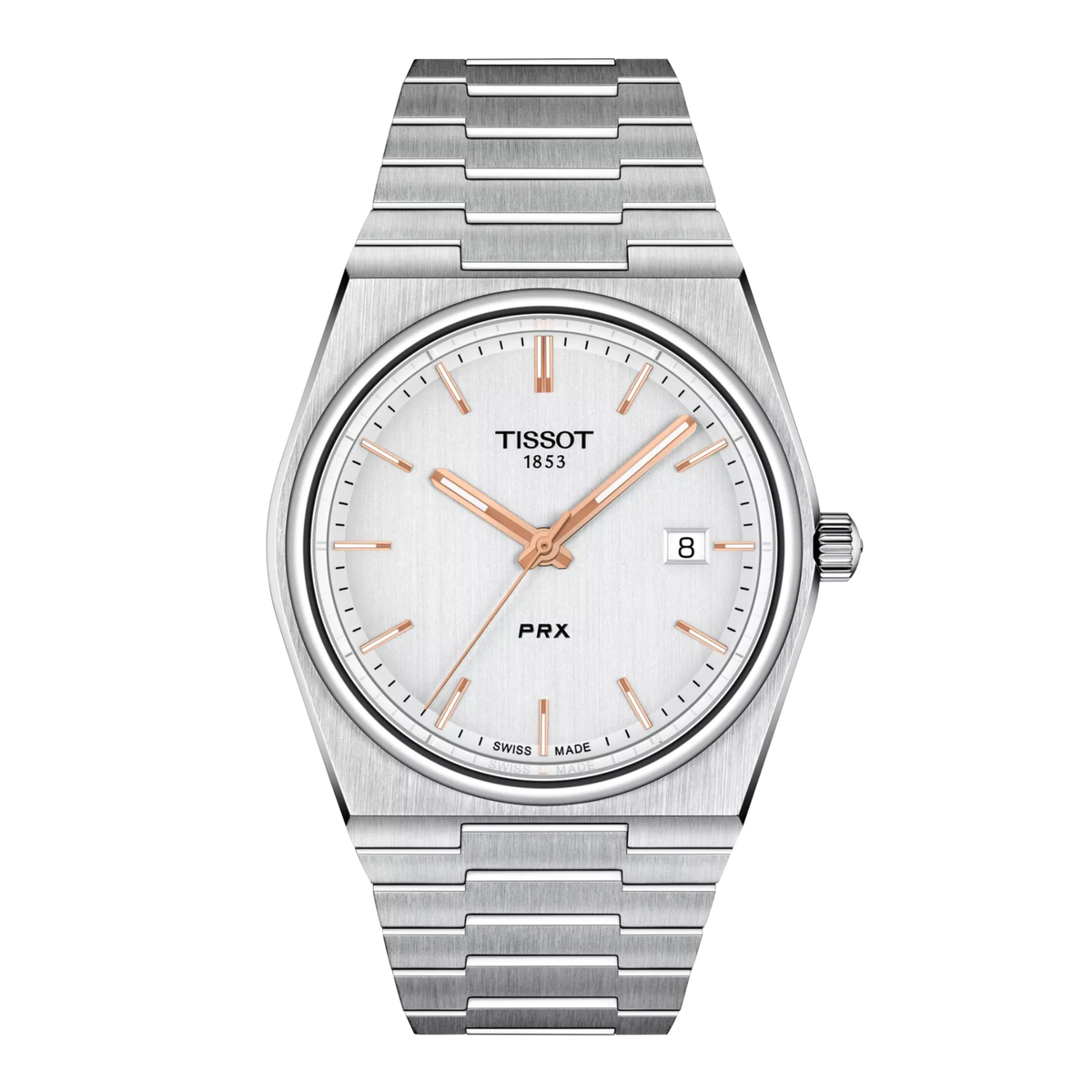 Orologio Tissot PRX Argento Quarzo 40 mm T1374101103100