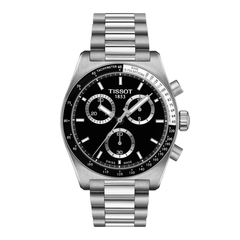 Tissot Men's Chronograph Watch PR516 with Black Dial