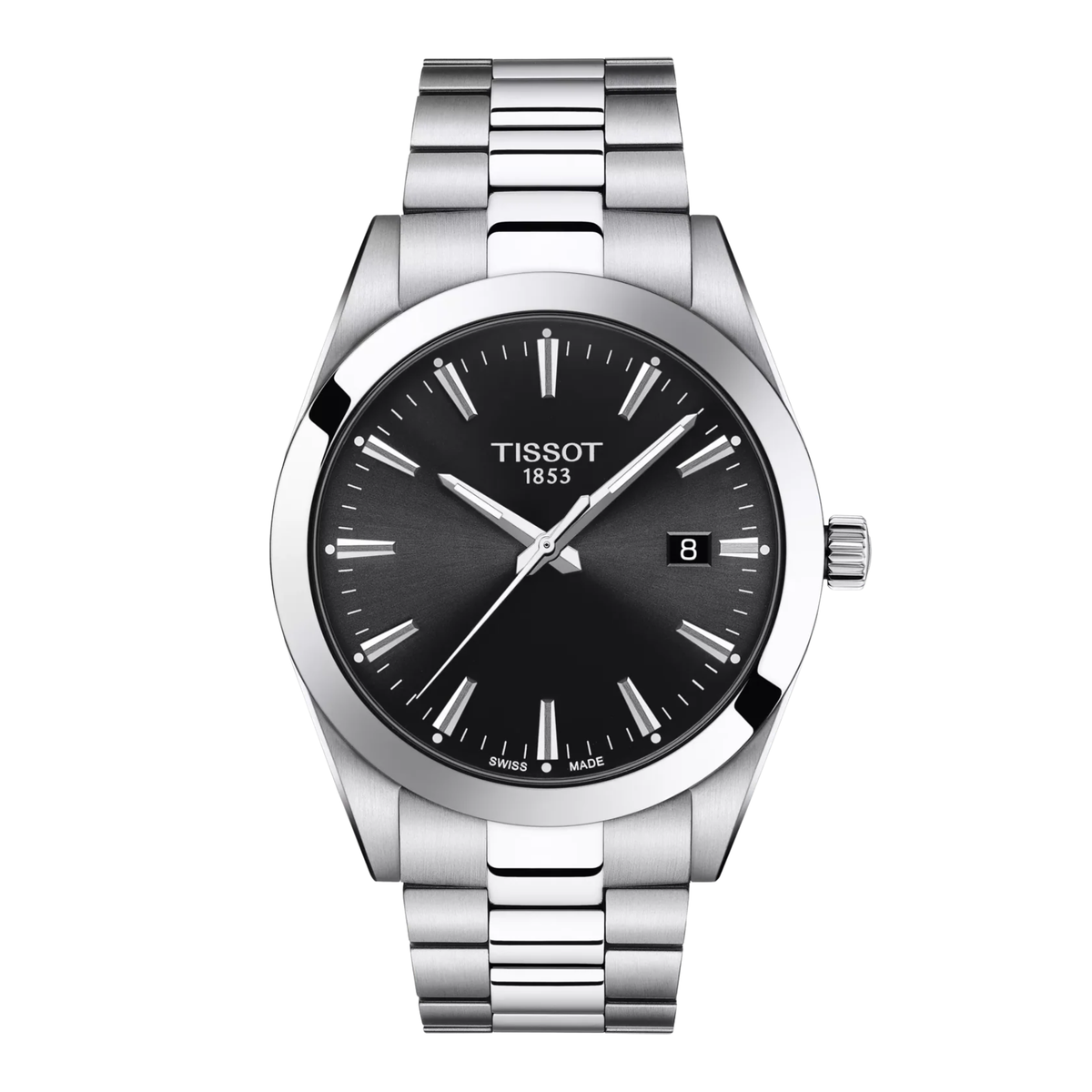 Orologio Tissot Gentleman quarzo nero T1274101105100