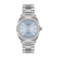 Orologio Tissot PRC 100 Solar 34mm Quadrante Blu Ghiaccio T1518221135100