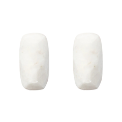 Pendientes Bronzallure Scrabble con cierre Omega