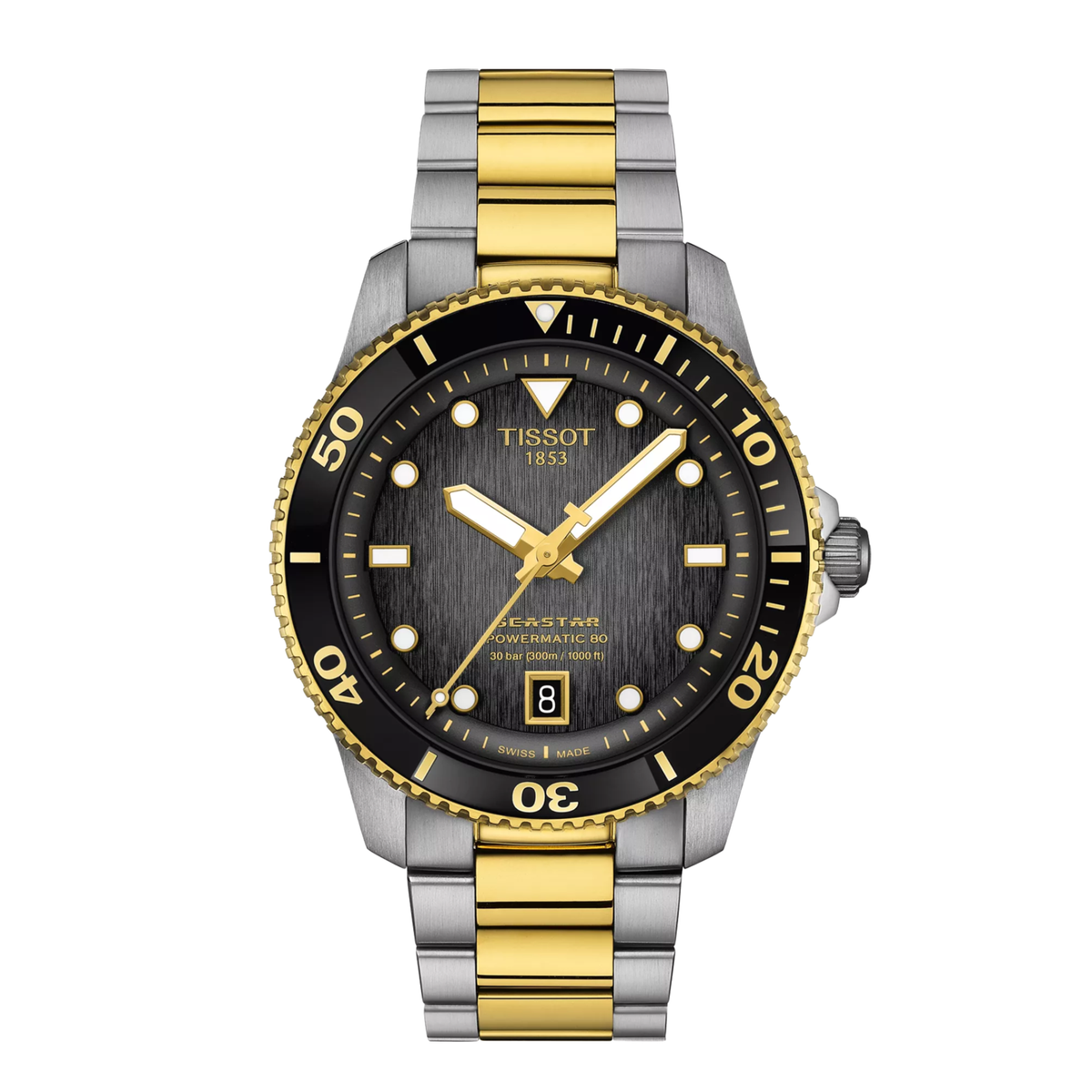 Tissot Seastar 1000 Powermatic 80 Bicolore 40 mm T1208072205100