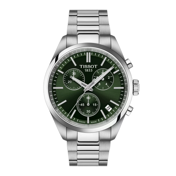 Orologio Tissot PR 100 Cronograph con Quadrante Verde T1504171109100