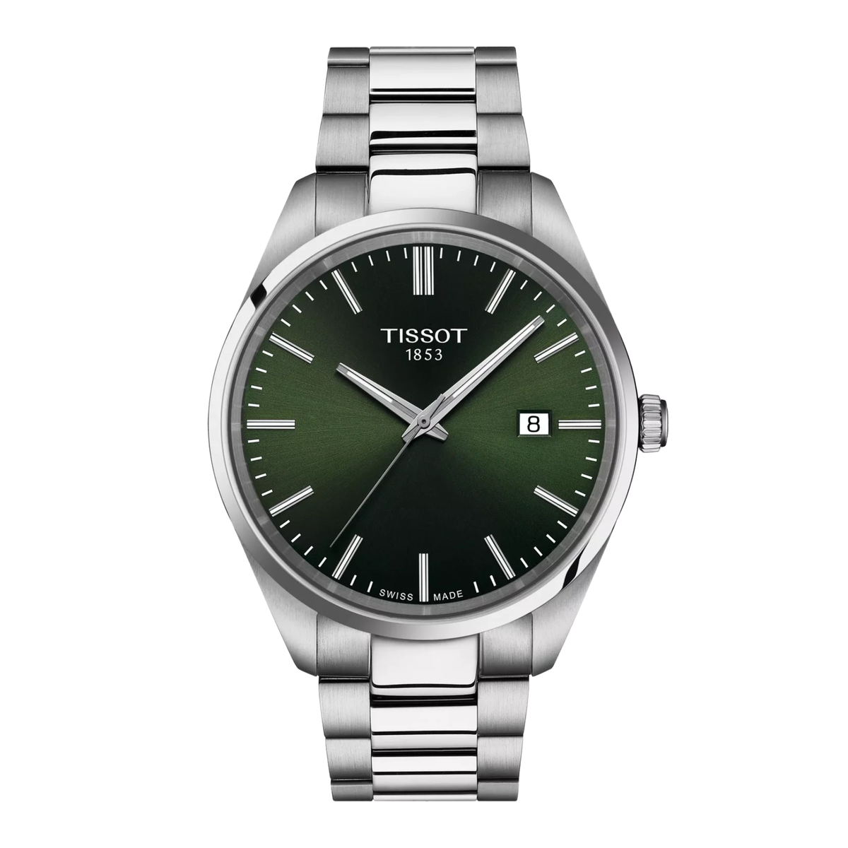 Reloj Tissot PR 100 de 40 mm con esfera verde oliva