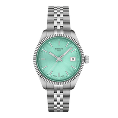 Reloj Tissot Ballade para mujer con esfera aguamarina