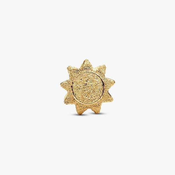 Mini Charm Pandora Sole Effetto Diamantato Finitura In Oro Giallo 764052C00