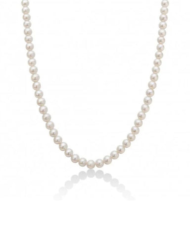 Freshwater Pearl Necklace with White Gold Lobster Clasp