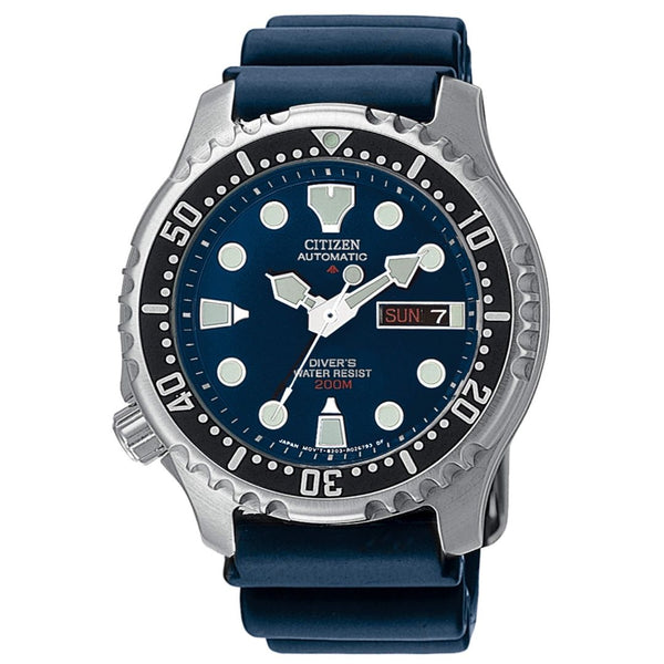 Orologio Citizen Promaster Blu Automatico Con Cinturino In Silicone Blu NY0040-17L