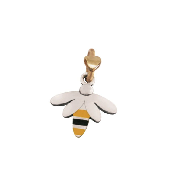 Charm de abeja Dodo Mariani en plata y oro rosa de 9 quilates
