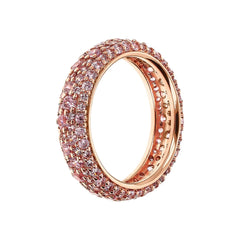 Anello Bronzallure Veretta In Pavé Di Cubic Zirconia