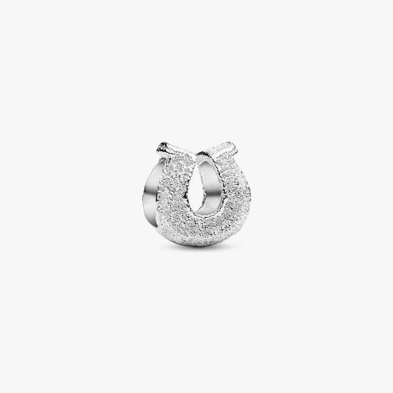 Charm Pandora Mini con efecto diamante y herradura