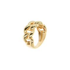 Anello Milor Gold A Fascia Maglia Grumetta Oro 375 WSGD90638.YG