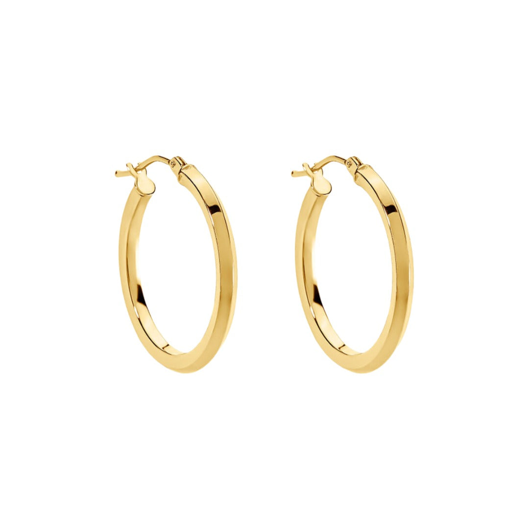 Orecchini Stroili A Cerchio Toujours Oro Giallo 9 KT 1415906