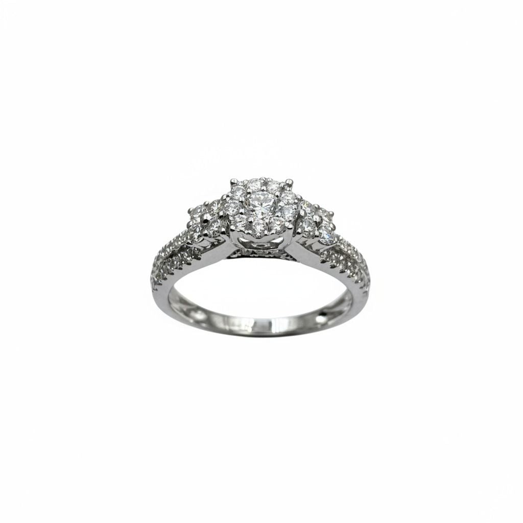 Anello Giorgio Visconti in Oro Bianco 18 KT e Diamanti Naturali ABX15276
