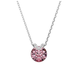 Swarovski Bella V Pink Stone Pendant Necklace