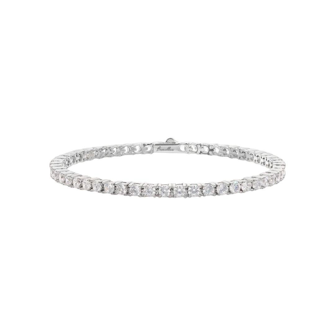 Bracciale Bronzallure Tennis Con Cubic Zirconia Tonde -
