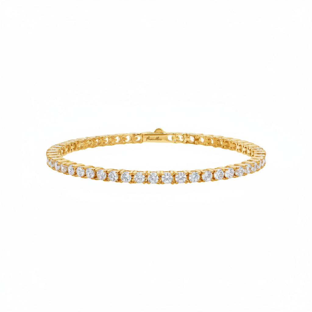 Bracciale Bronzallure Tennis Con Cubic Zirconia Tonde -