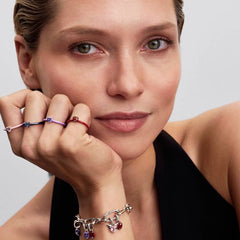 Pandora Blue Chakra Heart Pandora ME Ring