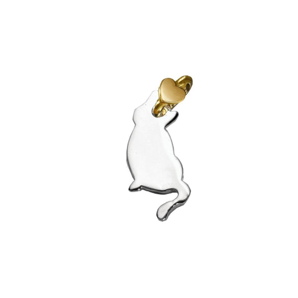 Charm Dodo Mariani Rana In Argento E Oro Giallo 9 Kt GAT777