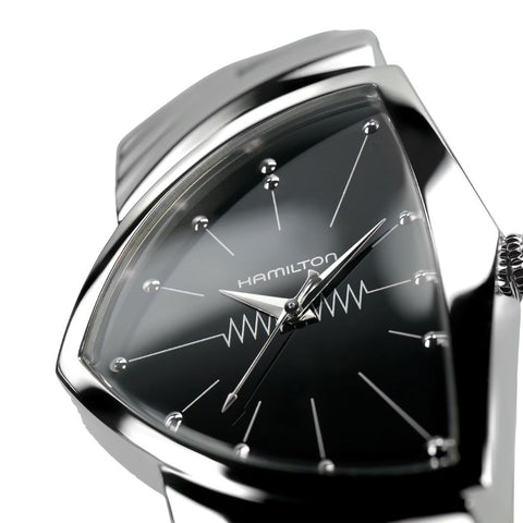 Orologio Hamilton Uomo Ventura Quarz Nero Pelle