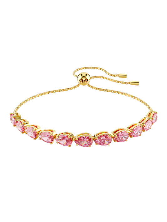 Swarovski Matrix Pear Cut Bracelet Rose Gold Plated