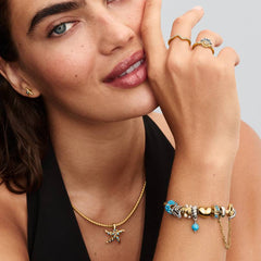 Pandora Ocean Treasures Charm 14k Gold Plating