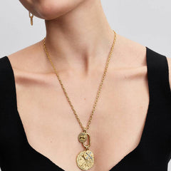 Collana Pandora Con Link Pendente Apribile Pandora ME Rifinita In Oro 364083C00