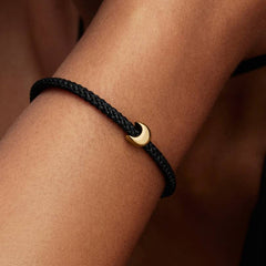 Charm Pandora Mini Luna chapado en oro de 14 quilates