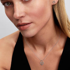 Pandora Luminous Heart Lock Necklace