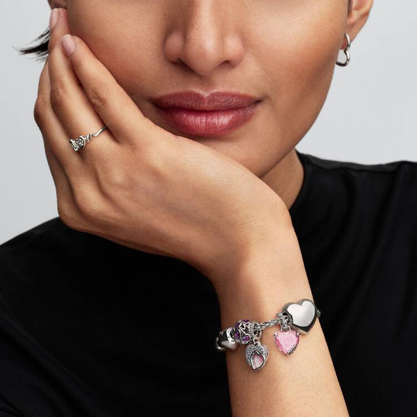 Charm Pandora Pendente Doppio Cuore Mamma Sei Bellissima 794456C01