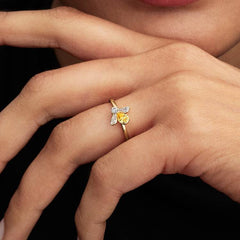 Anello Pandora Ape Luminosa Dorato 164562C01