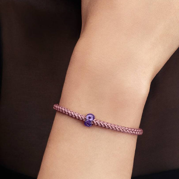 Mini Charm Pandora Infinito Effetto Metallico Viola 794909C01
