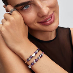 Mini Charm Pandora Infinito Effetto Metallico Viola 794909C01