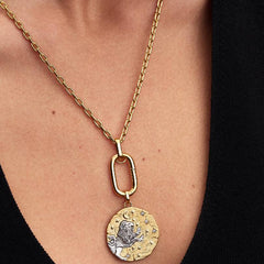 Charm Pandora Medallion XL Leone "Luceat Lux Tua" 764996C01