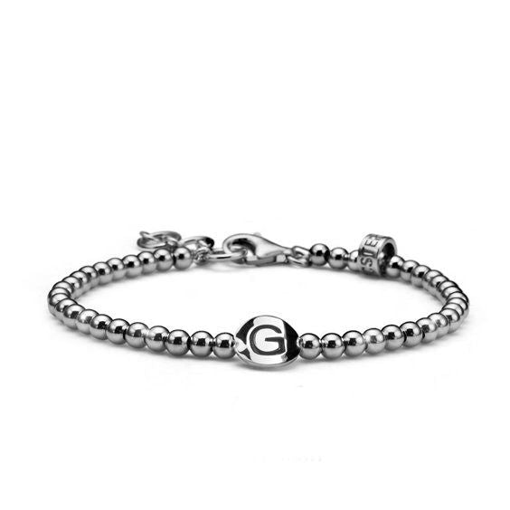 Bracciale Maria Cristina Sterling Iniziale G